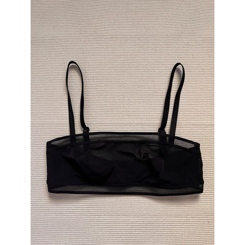 NEGATIVE Women's Mesh Bandeau Bra in Black Size 1/SMALL